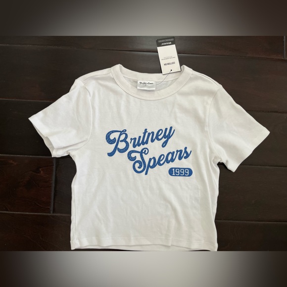 New! Cotton On Britney Spears Baby T sz XXS - Picture 1 of 4